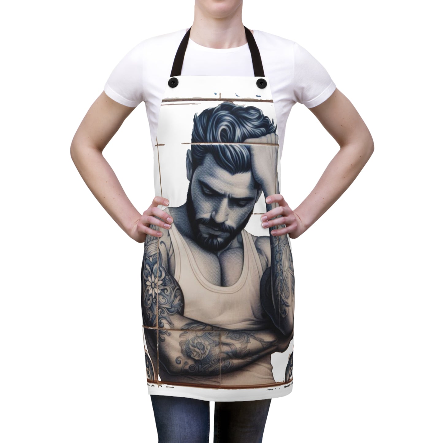 Paulo Tile Apron Printify