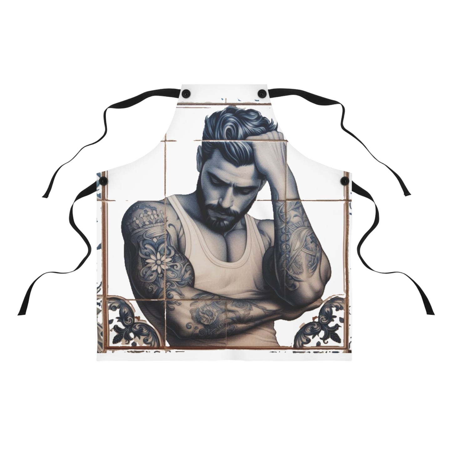 Paulo Tile Apron Printify