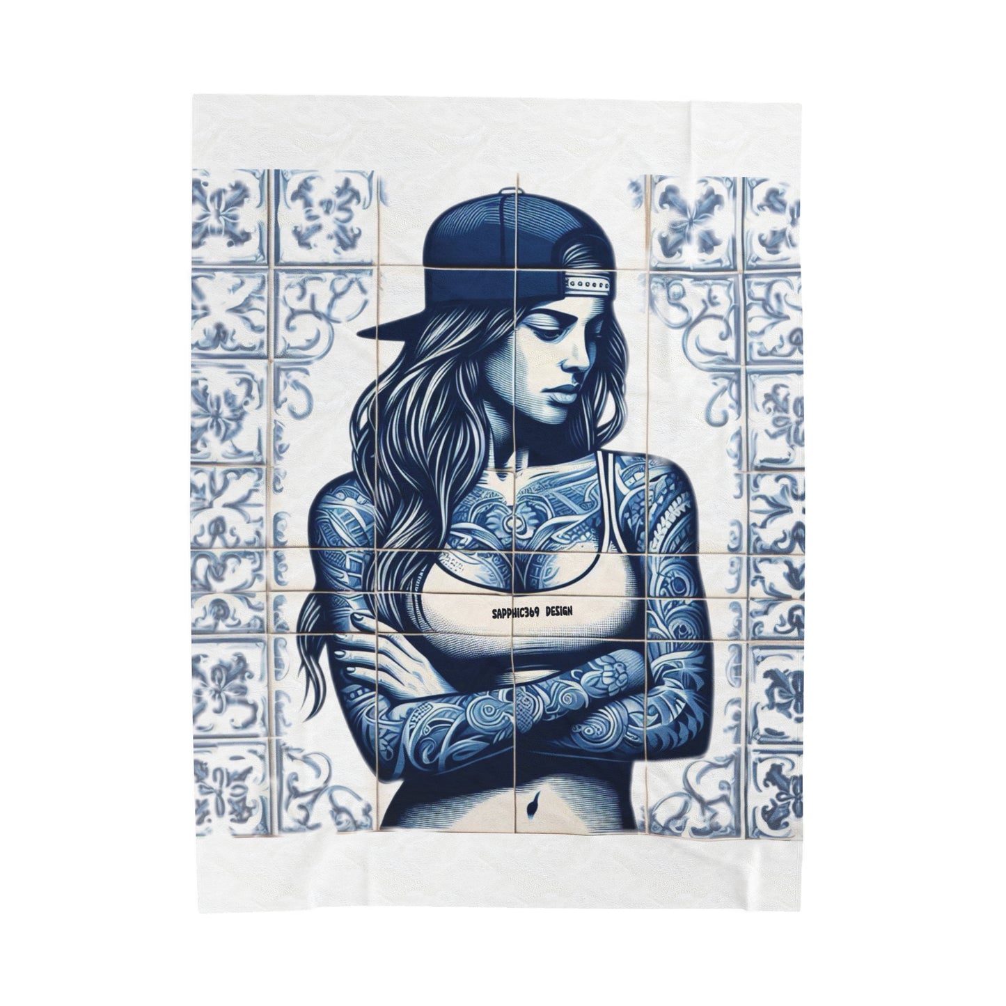 Velveteen Plush Blanket Printify