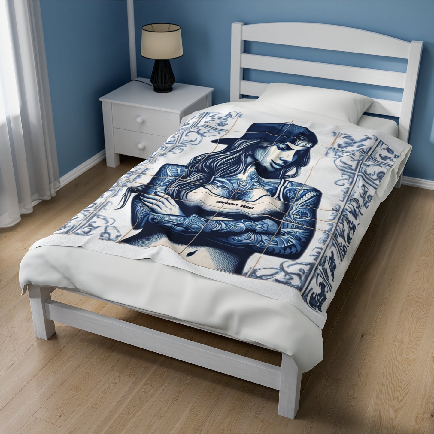 Velveteen Plush Blanket Printify