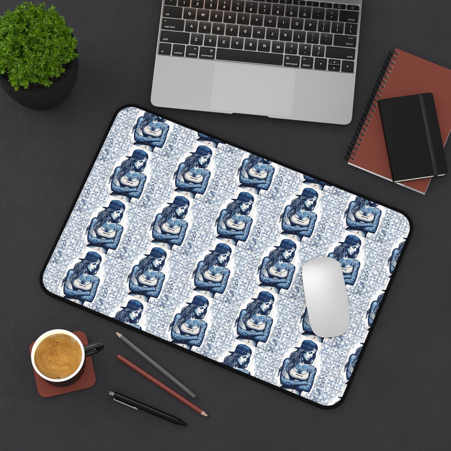 Maria Portuguese Tile mouse pad Printify