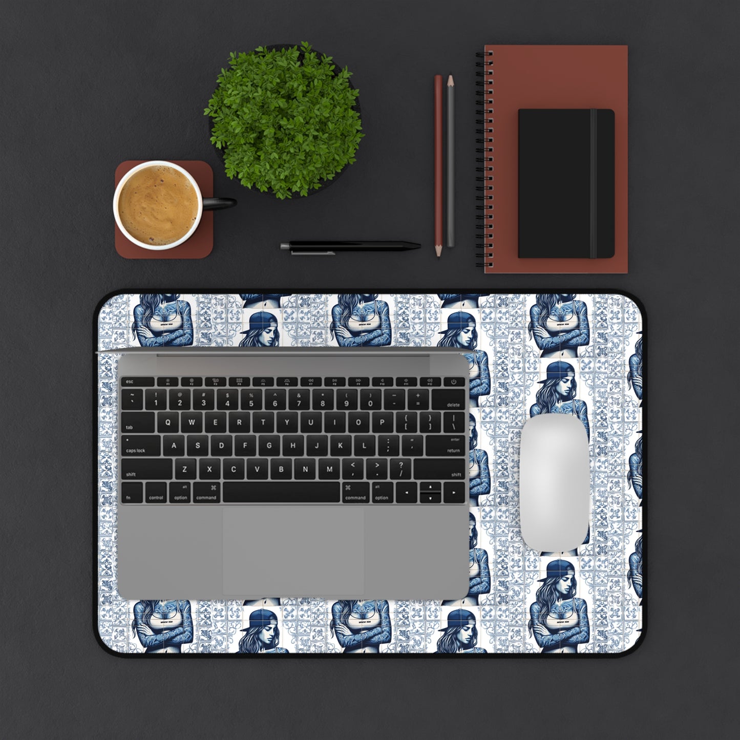 Maria Portuguese Tile mouse pad Printify