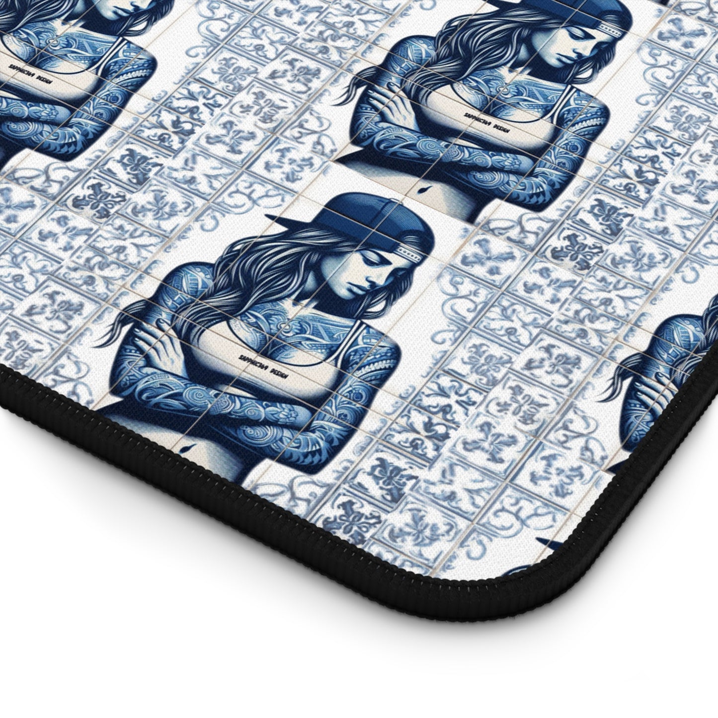 Maria Portuguese Tile mouse pad Printify