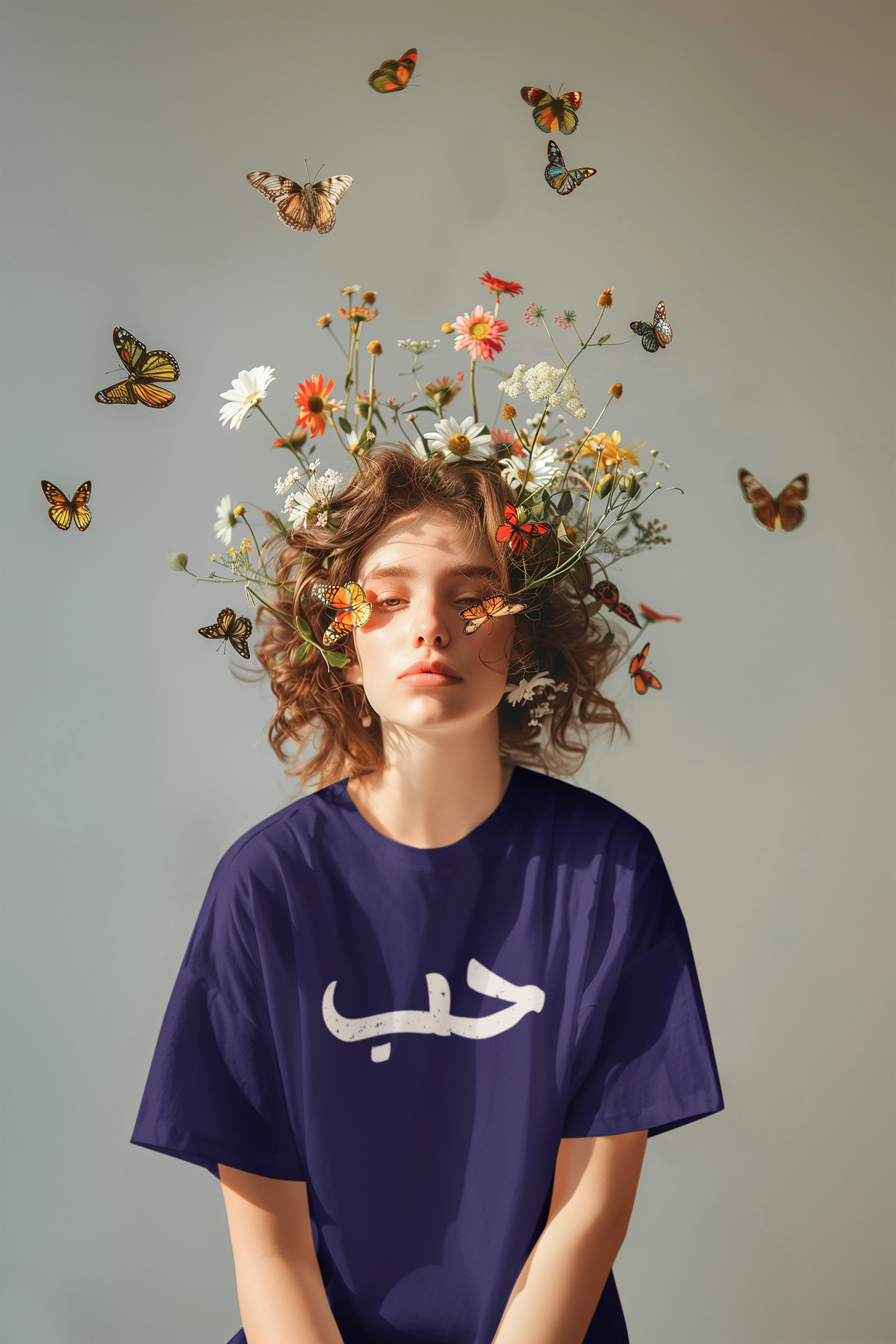 حب Habun Love in Arabic Design Unisex Tee