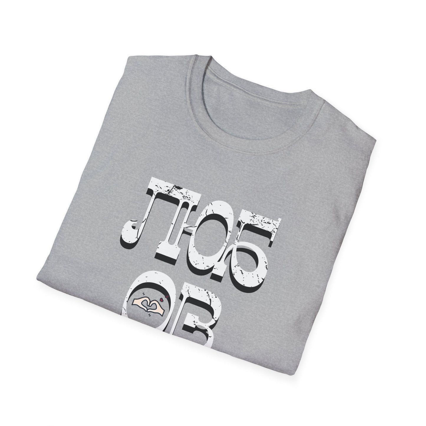 'Любовь' (Love) Design - Unisex Softstyle T-Shirt