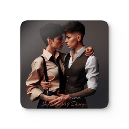 Corkwood Coaster Set Butch Butch Dynamic 3 Printify