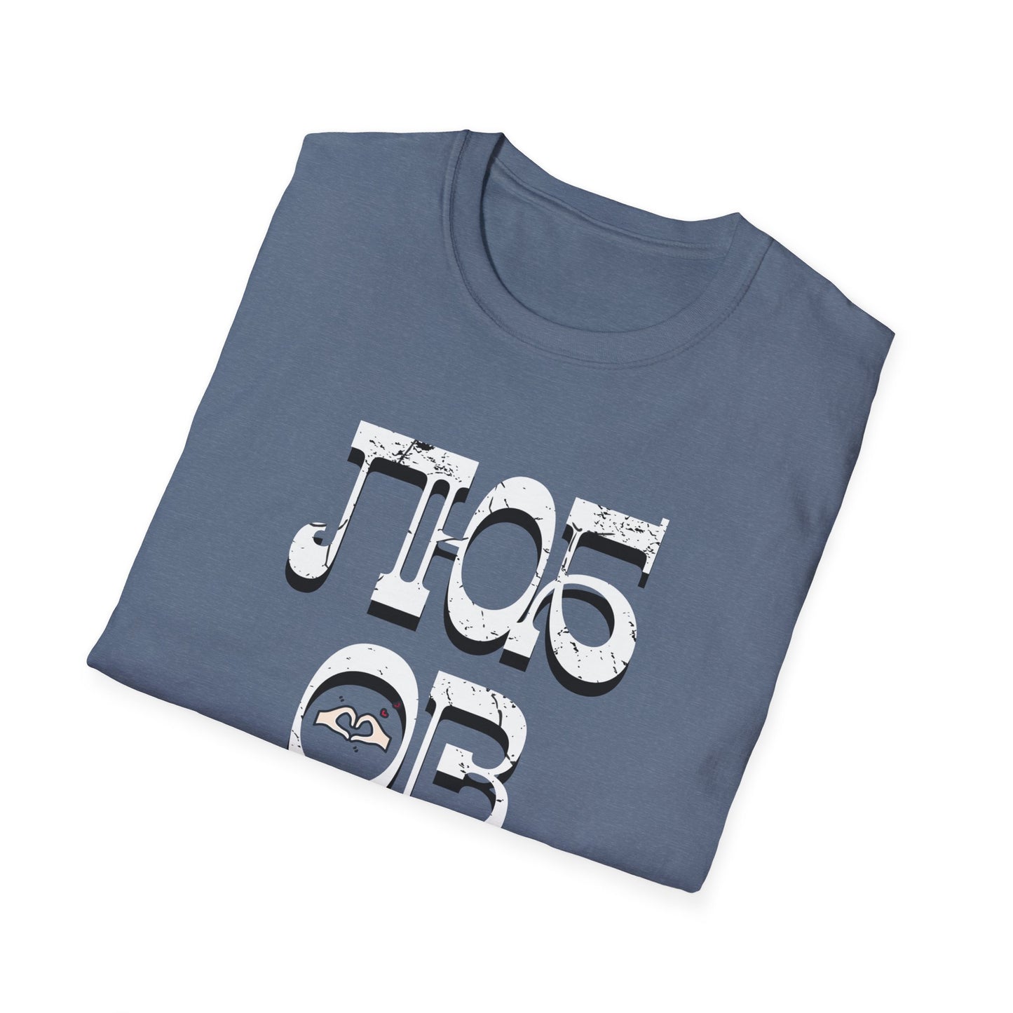 'Любовь' (Love) Design - Unisex Softstyle T-Shirt