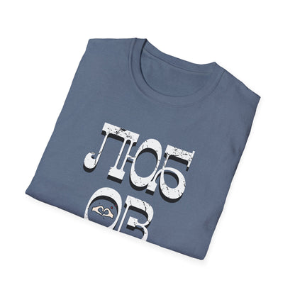 'Любовь' (Love) Design - Unisex Softstyle T-Shirt