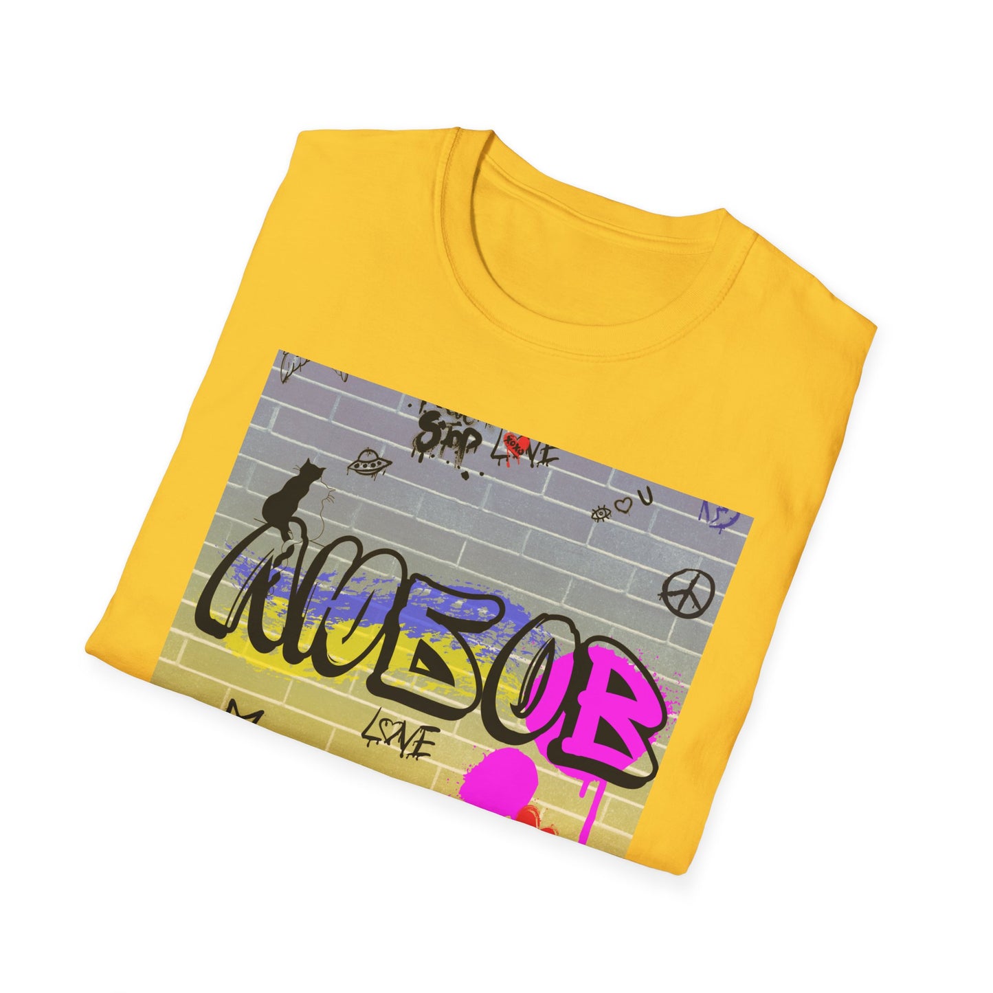LYUBOV Ukraine Graffiti Love Unisex T-Shirt