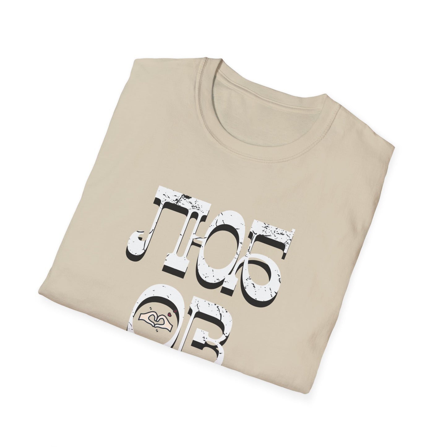 'Любовь' (Love) Design - Unisex Softstyle T-Shirt