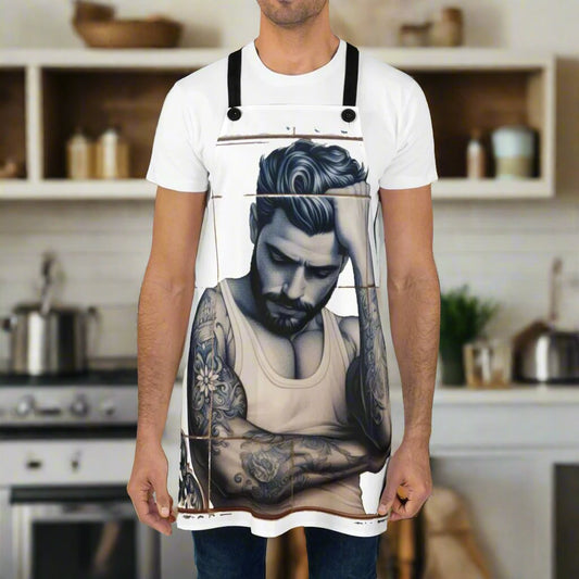 Paulo Tile Apron Printify