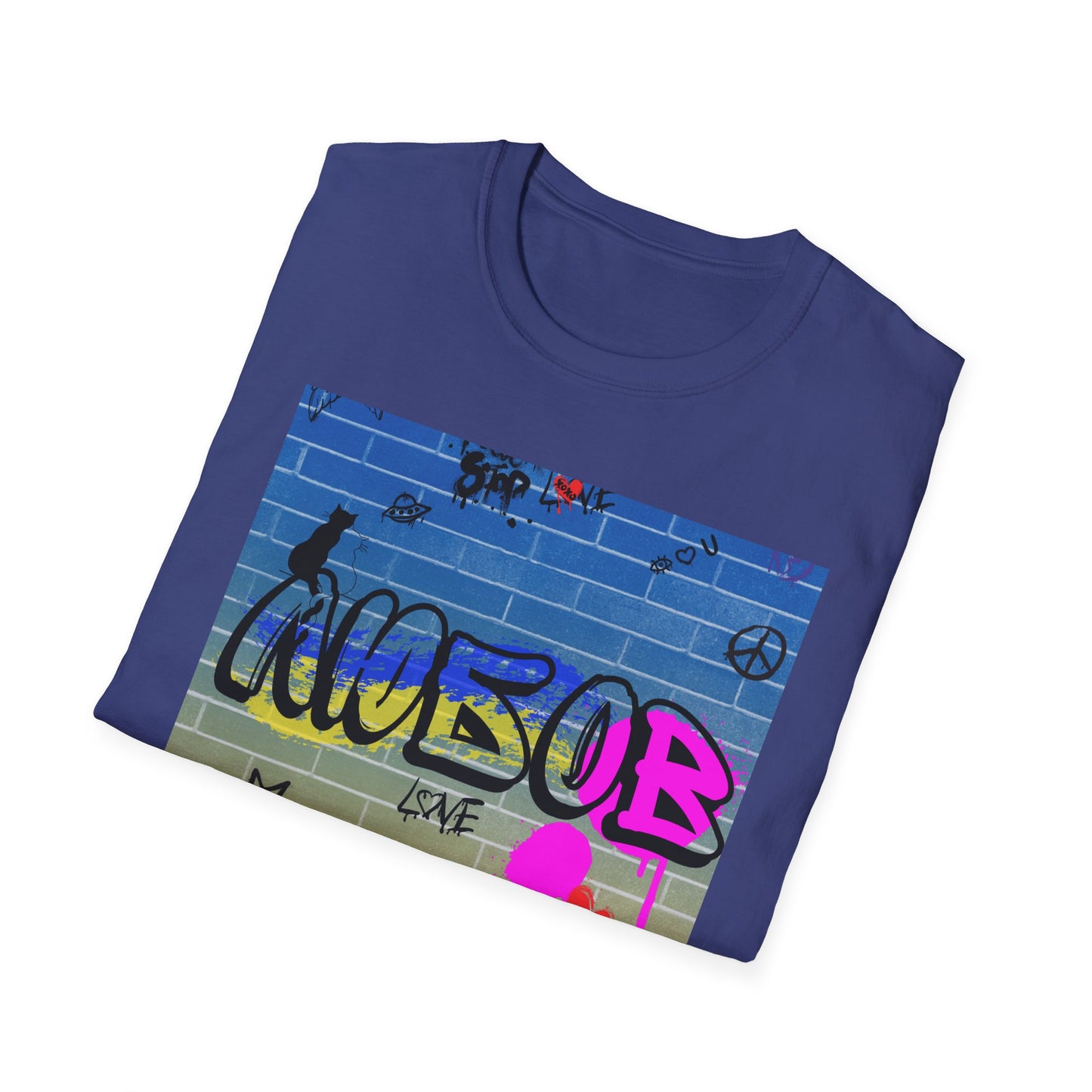 LYUBOV Ukraine Graffiti Love Unisex T-Shirt