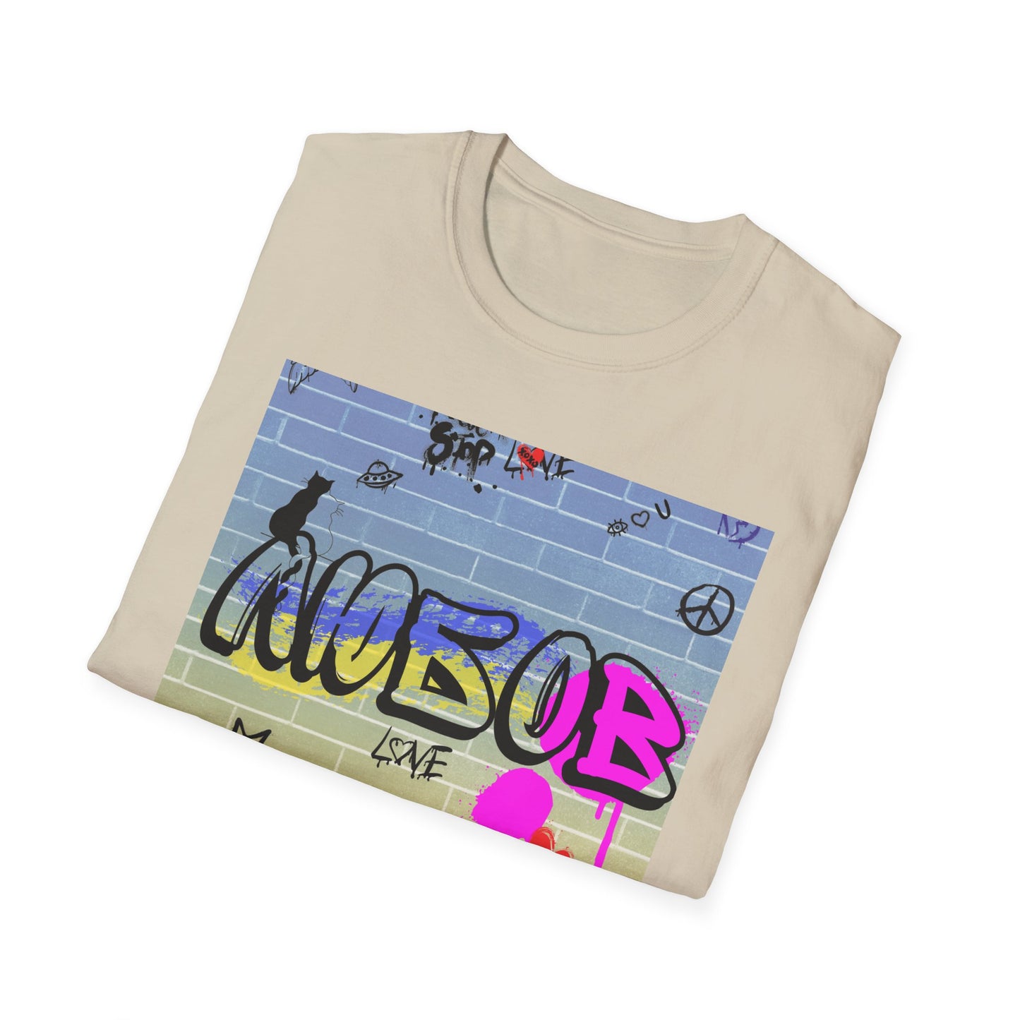 LYUBOV Ukraine Graffiti Love Unisex T-Shirt