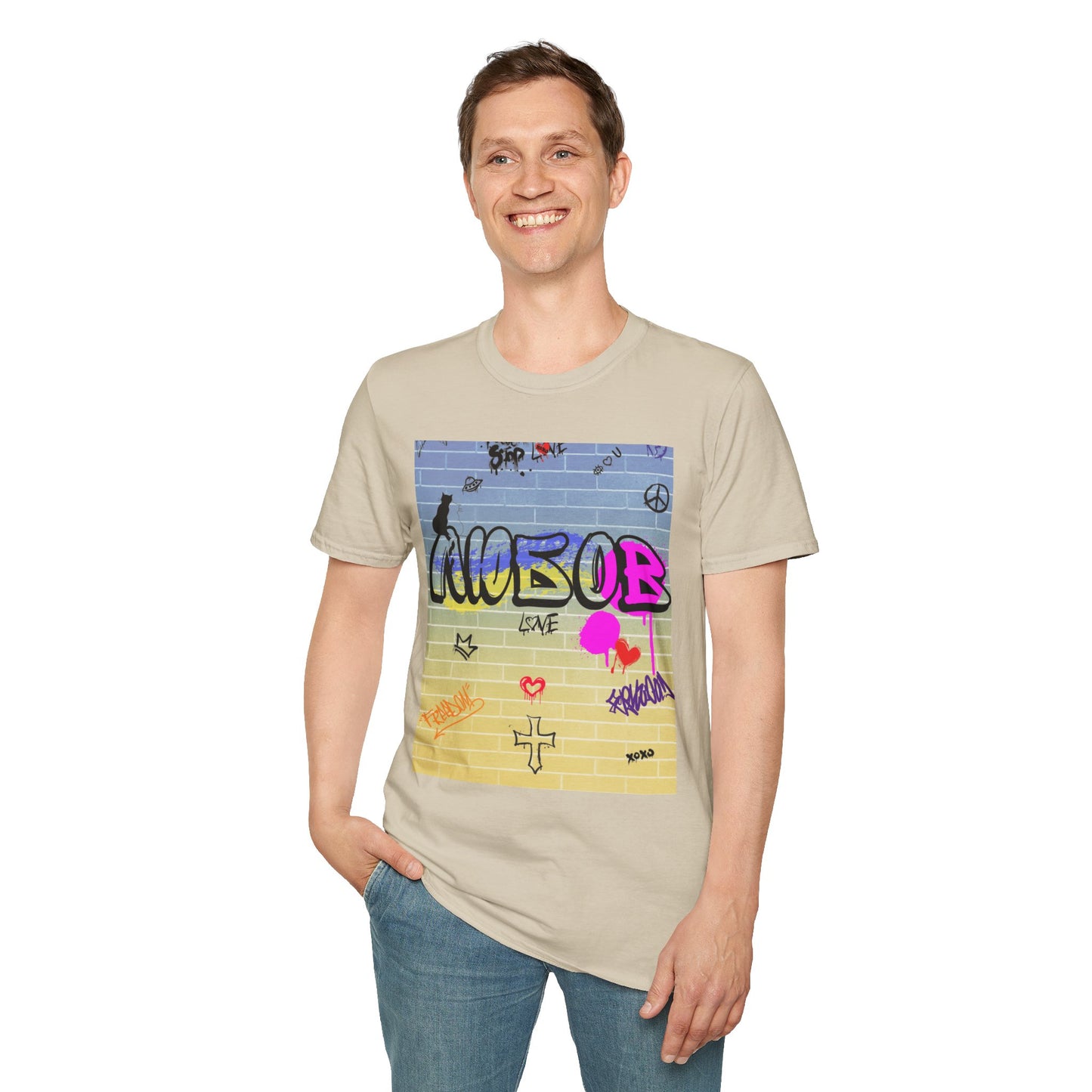 LYUBOV Ukraine Graffiti Love Unisex T-Shirt