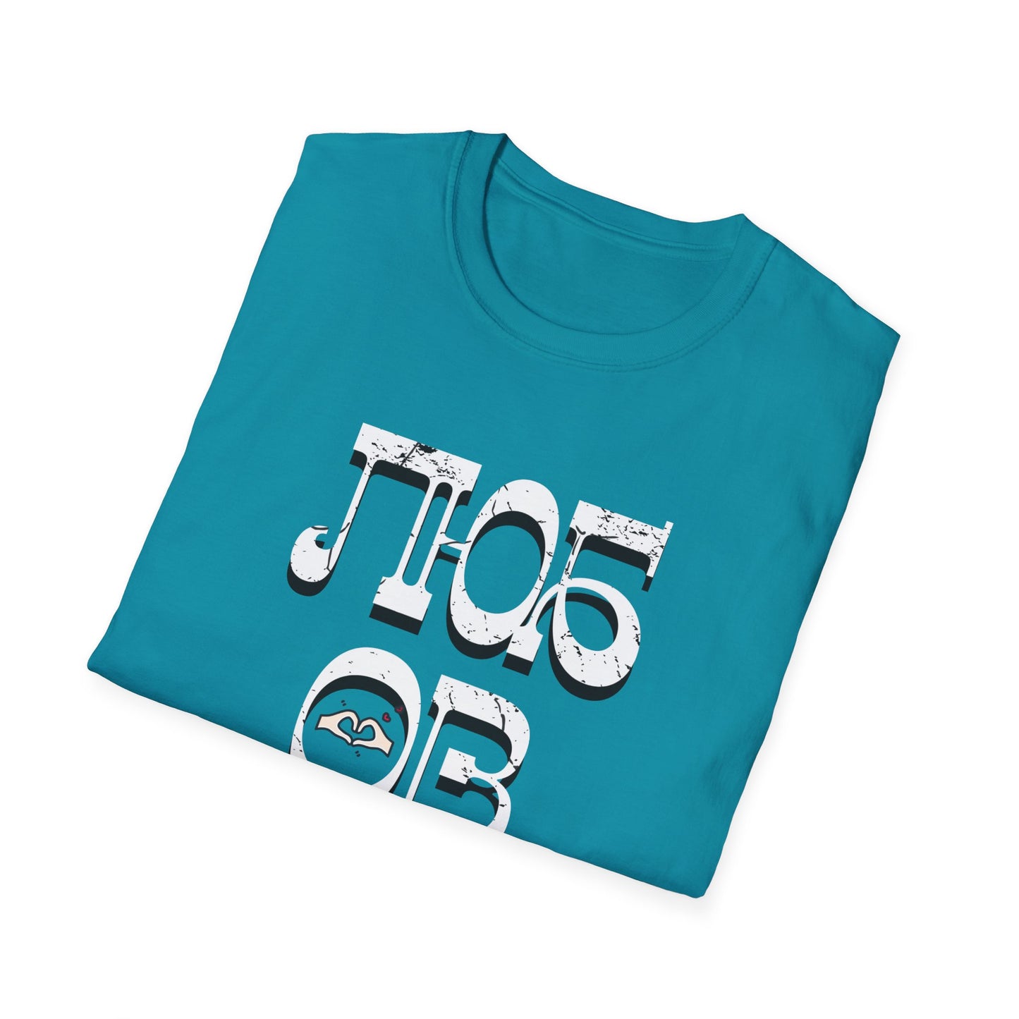 'Любовь' (Love) Design - Unisex Softstyle T-Shirt