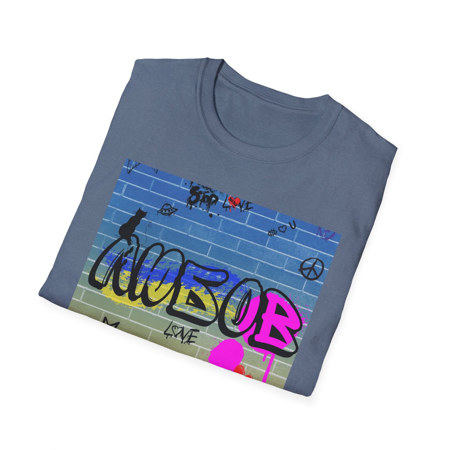 LYUBOV Ukraine Graffiti Love Unisex T-Shirt