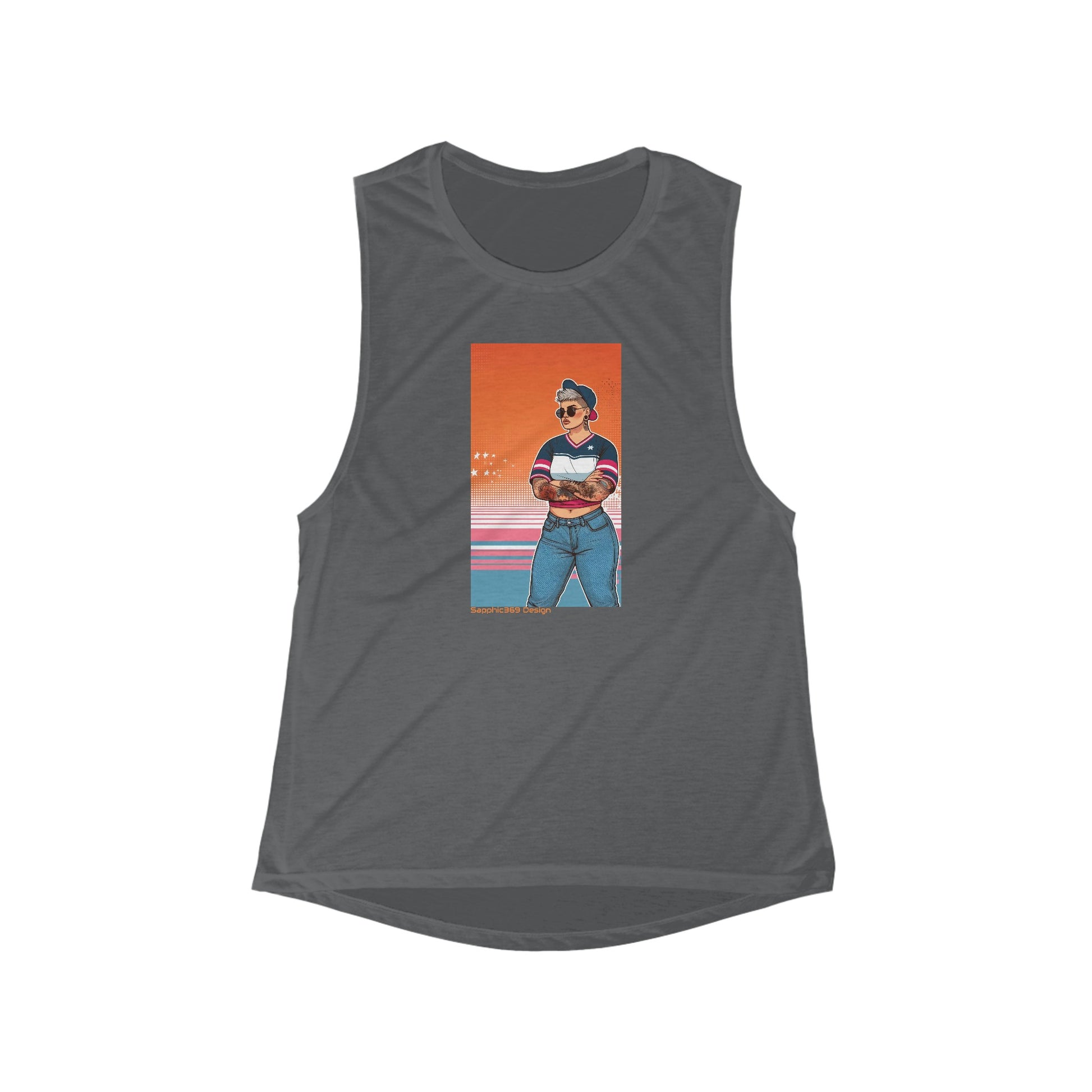 Tom Boy Positive Muscle Tank Printify