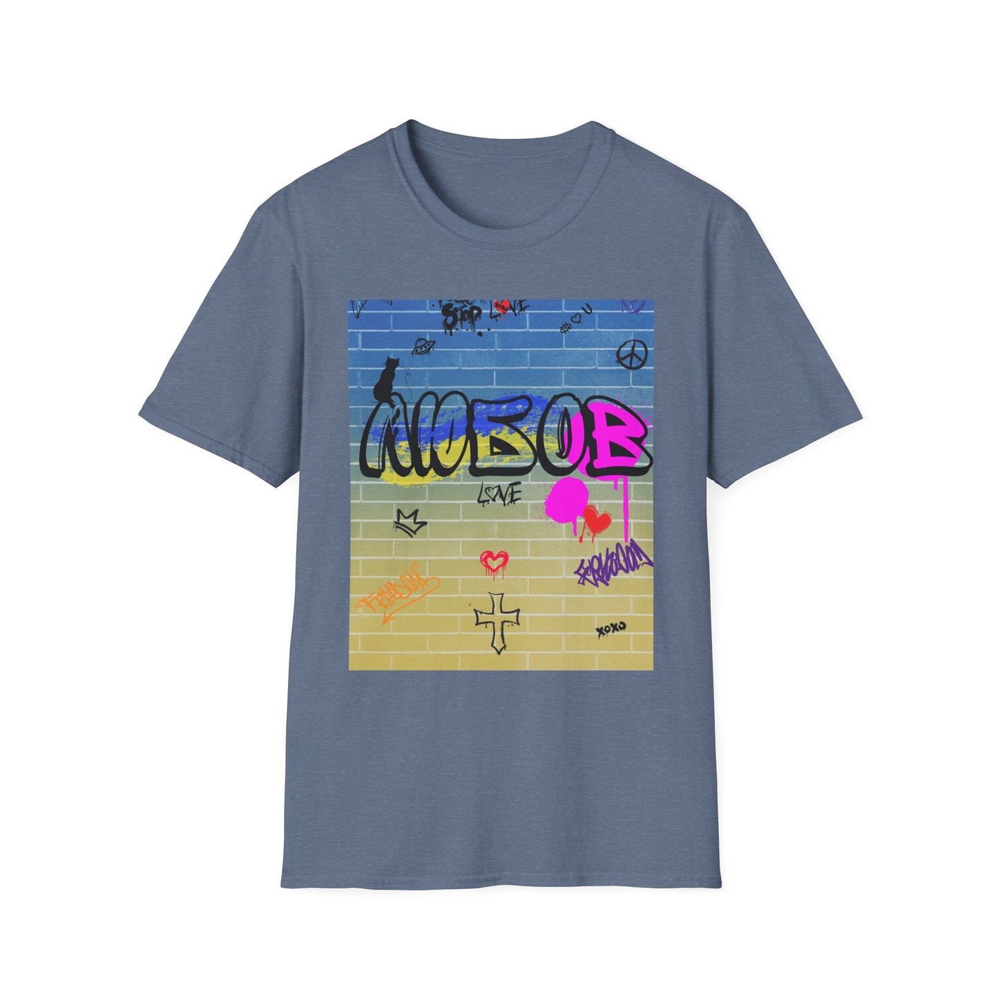 LYUBOV Ukraine Graffiti Love Unisex T-Shirt