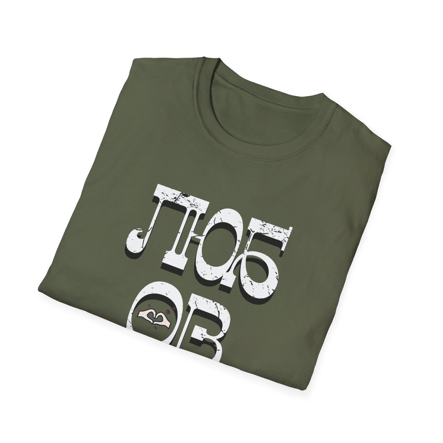 'Любовь' (Love) Design - Unisex Softstyle T-Shirt