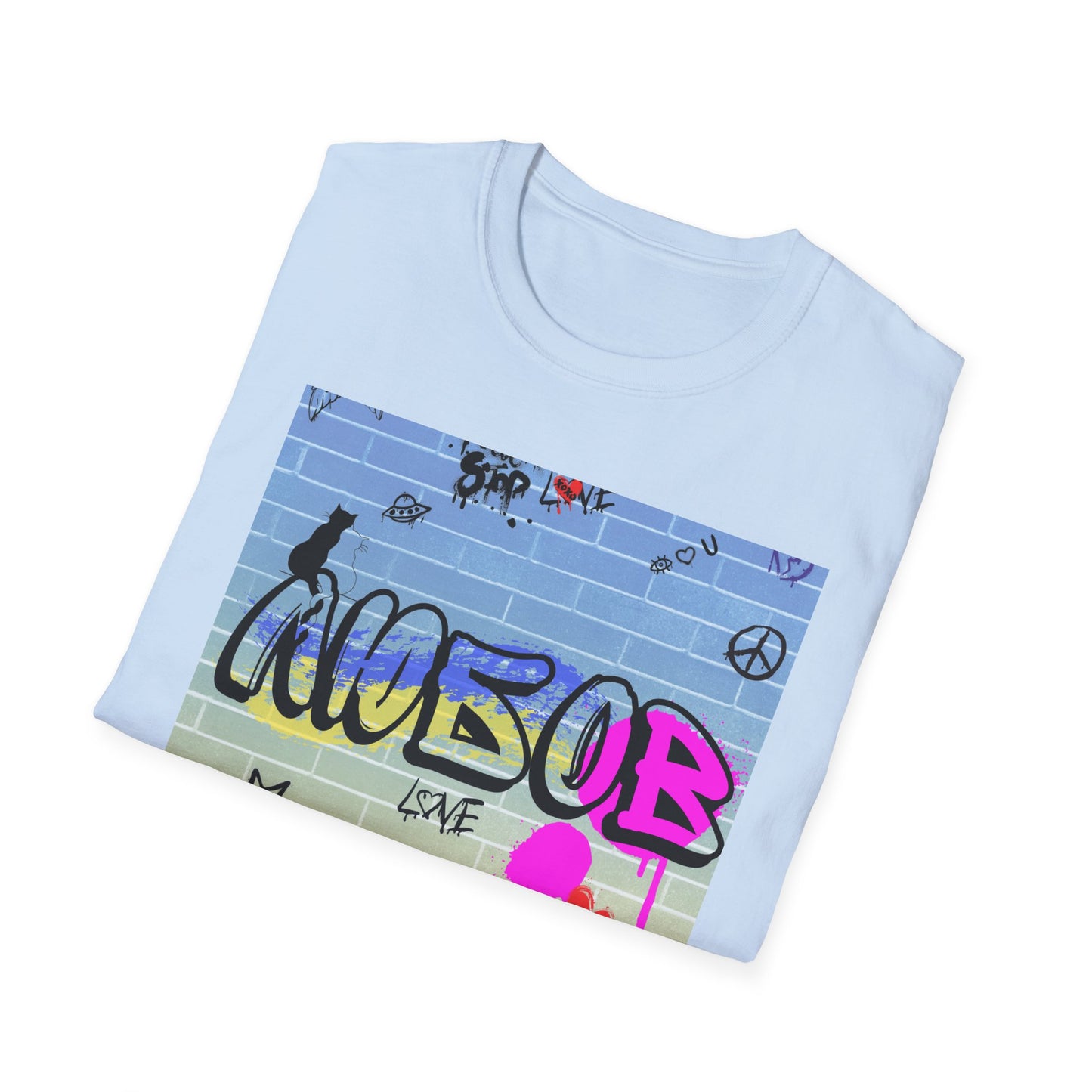 LYUBOV Ukraine Graffiti Love Unisex T-Shirt