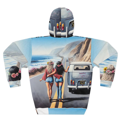 Cali Sapphic All Over Print Hoodie Printify